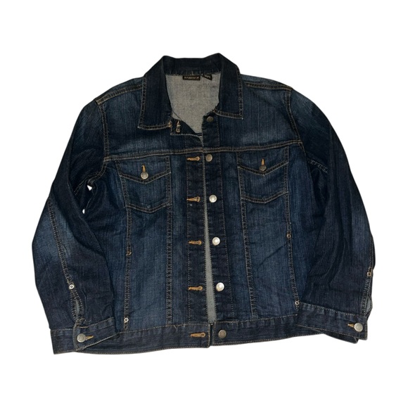 Chico's Jackets & Blazers - Chico's Dark Blue Jean Jacket
